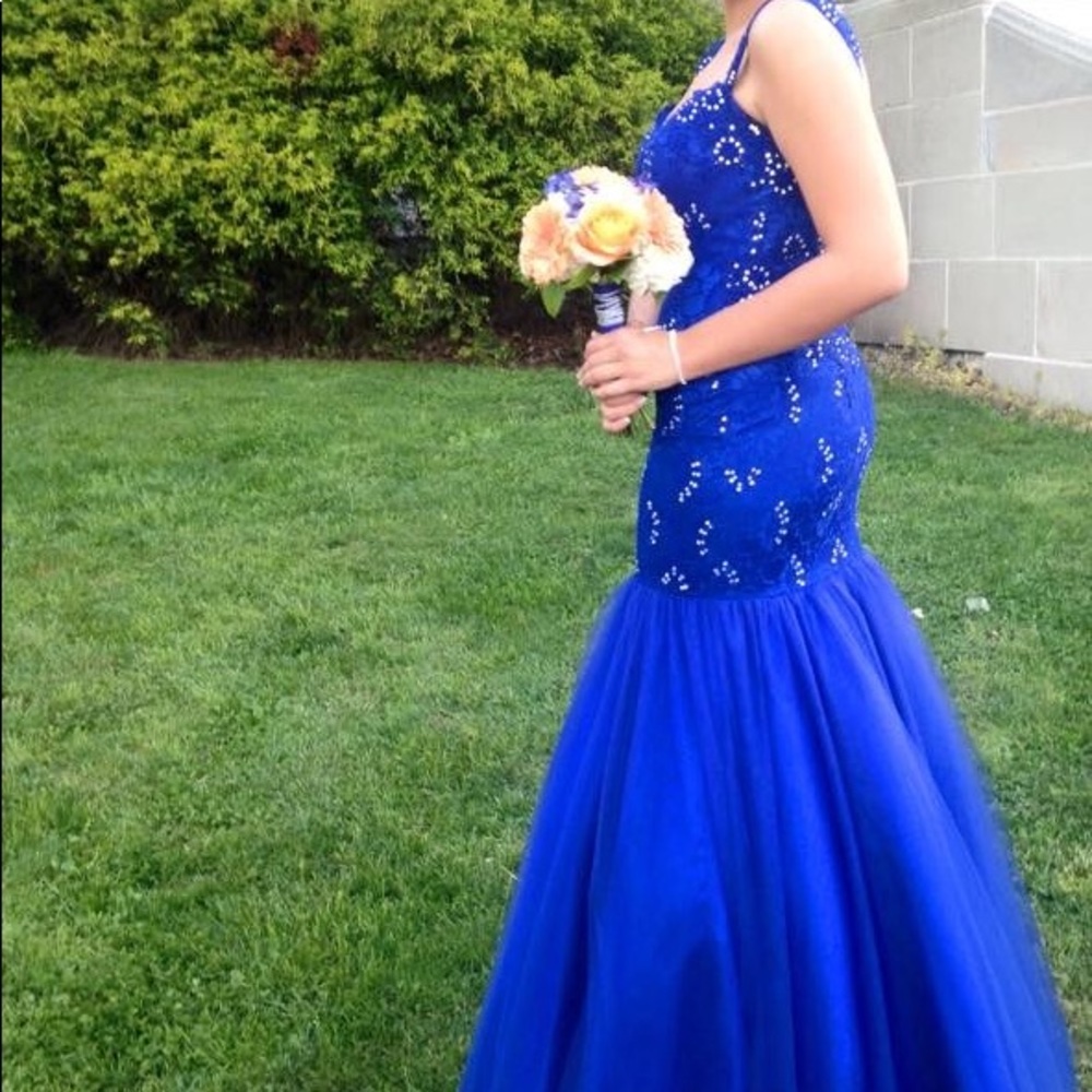 Royal blue Prom Gown